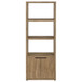 Tabby - 3-Shelf Engineered Wood Media Tower - Mango