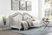 Evangeline - Upholstered Twin Daybed - Silver Oak