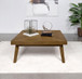 Westerly - Square Wood Coffee Table - Walnut Brown