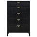 Brookmead - 5-Drawer Bedroom Chest - Black