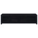 Jupiter - 4 Door Engineered Wood TV Stand - Black