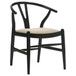 Crestmont - Wood Wishbone Dining Side Chair (Set of 2) - Black