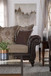 Elmbrook - Upholstered Rolled Arm Sofa - Brown