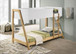 Wyatt - Wood Twin Over Twin Bunk Bed - White And Natural