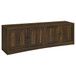 Laughlin - 4 Door Engineered Wood TV Stand - Dark Pine