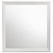 Louis Philippe - 38.25" Dresser Mirror - White
