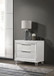 Marmore - 2-Drawer Nightstand Bedside Table - White