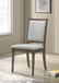 Onslow - Upholstered Dining Side Chair (Set of 2) - Dark Brown