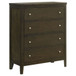 Wilkes - 4-Drawer Chest Of Drawers - Dark Cocoa