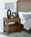 Maderia - 2-Drawer Nightstand Bedside Table - Walnut