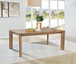 Bruner - Rectangular Wood Dining Table - Natural Brown