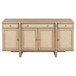 Kailani - 4-Door Cane Sideboard Buffet Cabinet - Beige Oak