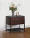 Zimmerlee - 2-Drawer Side Table with Shelf - Rust Brown