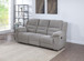 Gilson - Chenille Upholstered Reclining Sofa - Gray