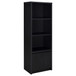 Winfield - 3-Sheld Media Tower Entertainment Pier - Black