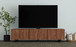 Trask - Wood TV Stand Media Console - Mango Brown