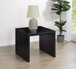 Knapp - Engineered Wood Square Side End Table - Black