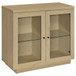 Tilbury - 2-Door Glass Front Accent Display Cabinet - Light Oak