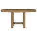 Arini - 60" Round Wood Dining Room Table - Sand Wash
