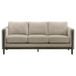 Islington - Fabric Upholstered Panel Arm Sofa - Taupe