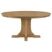 Hartville - 60" Round Dining Table - Natural Light Brown