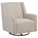 Sorrel - Fabric Upholstered Swivel Glider Arm Chair - Latte