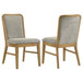Croyden - Dining Side Chair (Set of 2) - Gray / Weathered Natural