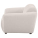 Destino - Chenille Upholstered Splayed Arm Accent Chair - Greige