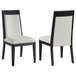 Brookmead - Dining Side Chair (Set of 2) - Ivory / Black