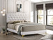 Kendall - Upholstered California King Panel Bed - White