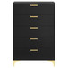 Kendall - 5-Drawer Bedroom Chest - Black