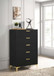Kendall - 5-Drawer Bedroom Chest - Black