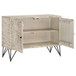 Eileen - 2 Door Wood Storage Accent Cabinet - White Washed
