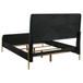 Arini - Rattan Eastern King Panel Bed - Black And Natural
