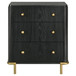Arini - 3-Drawer Nightstand - Black