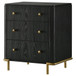 Arini - 3-Drawer Nightstand - Black