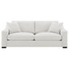 Ashlyn - Fabric Upholstered Track Arm Sofa - Sand