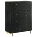 Arini - 5-Drawer Bedroom Chest - Black