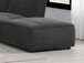 Sunny - Square Upholstered Ottoman - Dark Charcoal