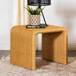 Cahya - Square Woven Rattan End Table - Natural