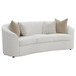 Rainn - 2 Piece Boucle Upholstered Sloped Arm Sofa Set - Latte