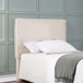 Izzy - Upholstered Twin Panel Headboard - Sand