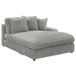 Blaine - Reversible Upholstered Chaise Sectional Sofa - Fog
