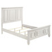 Sandy Beach - Wood Queen Panel Bed - Cream White
