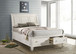 Sandy Beach - Wood Queen Storage Panel Bed - Cream White