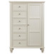 Sandy Beach - 8-Drawer Door Chest - Cream White