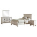 Franco - 4 Piece Queen Bedroom Set - Distressed White