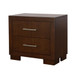 Jessica - 2-Drawer Nightstand - Cappuccino