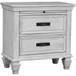 Franco - 2-Drawer Nightstand - Distressed White