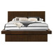 Jessica - 6 Piece Queen LED Bedroom Set - Cappuccino